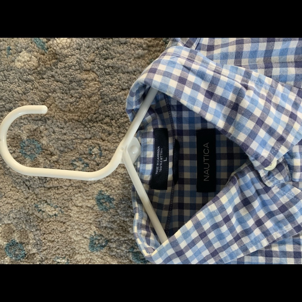 Nautica Plaid Button Down